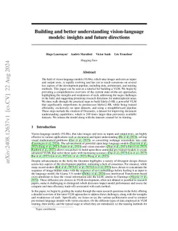 Building and better understanding vision-language models: insights and
  future directions