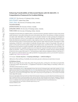 Enhancing Transferability of Adversarial Attacks with GE-AdvGAN+: A
  Comprehensive Framework for Gradient Editing