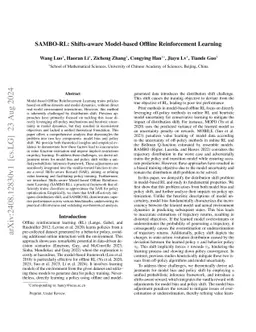 Mitigating Distribution Shift in Model-based Offline RL via Shifts-aware Reward Learning