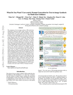 Taming Text-to-Image Synthesis for Novices: User-centric Prompt Generation via Multi-turn Guidance