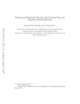 Enhancing Knowledge Tracing with Concept Map and Response
  Disentanglement