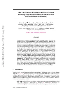 MME-RealWorld: Could Your Multimodal LLM Challenge High-Resolution Real-World Scenarios that are Difficult for Humans?