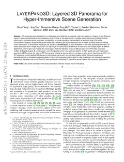 LayerPano3D: Layered 3D Panorama for Hyper-Immersive Scene Generation