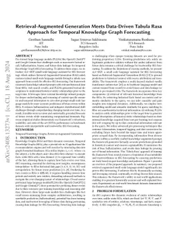 Retrieval-Augmented Generation Meets Data-Driven Tabula Rasa Approach
  for Temporal Knowledge Graph Forecasting