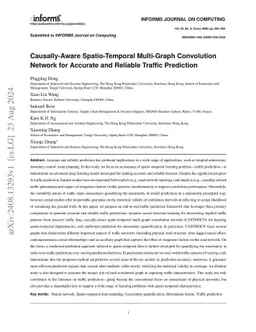 Causally-Aware Spatio-Temporal Multi-Graph Convolution Network for
  Accurate and Reliable Traffic Prediction