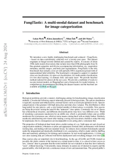 FungiTastic: A multi-modal dataset and benchmark for image categorization