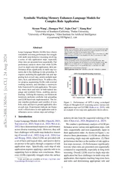 Symbolic Working Memory Enhances Language Models for Complex Rule
  Application