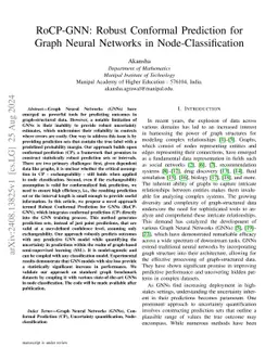 RoCP-GNN: Robust Conformal Prediction for Graph Neural Networks in
  Node-Classification
