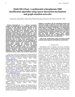 Multi-SIGATnet: A multimodal schizophrenia MRI classification algorithm
  using sparse interaction mechanisms and graph attention networks