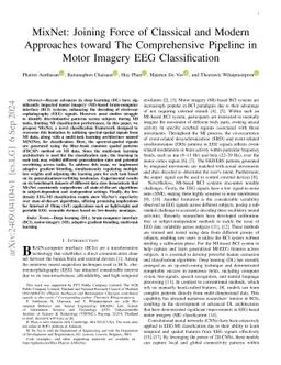 MixNet: Joining Force of Classical and Modern Approaches Toward the
  Comprehensive Pipeline in Motor Imagery EEG Classification
