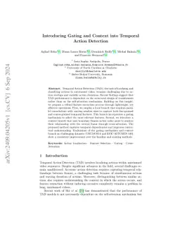 Introducing Gating and Context into Temporal Action Detection