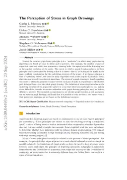 The Perception of Stress in Graph Drawings