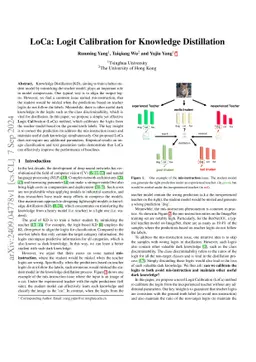 LoCa: Logit Calibration for Knowledge Distillation