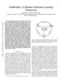 FedModule: A Modular Federated Learning Framework