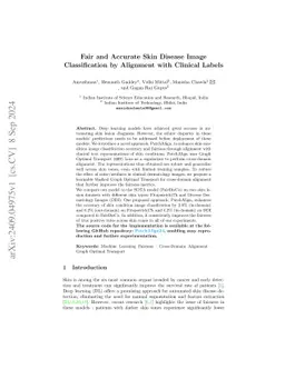 PatchAlign:Fair and Accurate Skin Disease Image Classification by
  Alignment with Clinical Labels