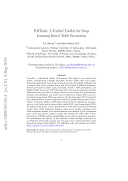 PdfTable: A Unified Toolkit for Deep Learning-Based Table Extraction