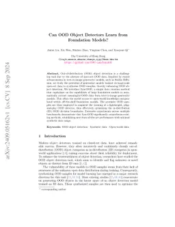 Can OOD Object Detectors Learn from Foundation Models?