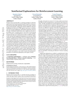 Semifactual Explanations for Reinforcement Learning
