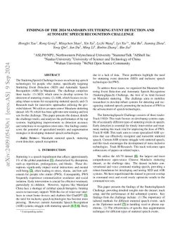 Findings of the 2024 Mandarin Stuttering Event Detection and Automatic
  Speech Recognition Challenge
