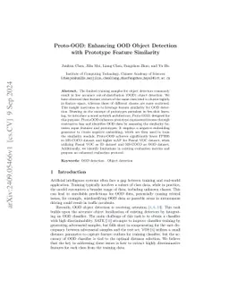 Proto-OOD: Enhancing OOD Object Detection with Prototype Feature Similarity