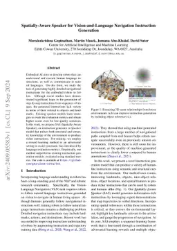 Spatially-Aware Speaker for Vision-and-Language Navigation Instruction
  Generation