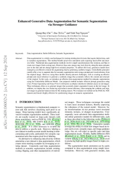 Enhanced Generative Data Augmentation for Semantic Segmentation via Stronger Guidance