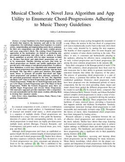 Musical Chords: A Novel Java Algorithm and App Utility to Enumerate
  Chord-Progressions Adhering to Music Theory Guidelines
