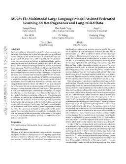 MLLM-FL: Multimodal Large Language Model Assisted Federated Learning on
  Heterogeneous and Long-tailed Data