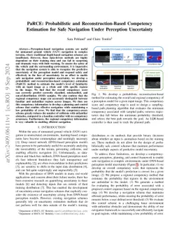 Competency-Aware Planning for Probabilistically Safe Navigation Under Perception Uncertainty