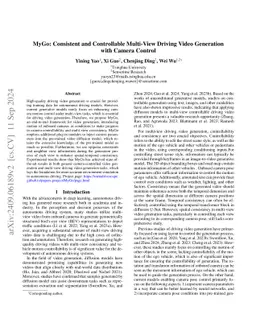 MyGo: Consistent and Controllable Multi-View Driving Video Generation
  with Camera Control