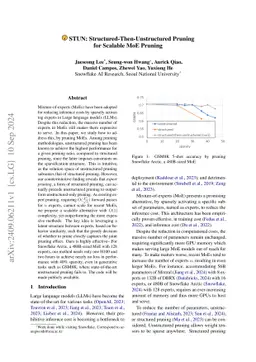STUN: Structured-Then-Unstructured Pruning for Scalable MoE Pruning