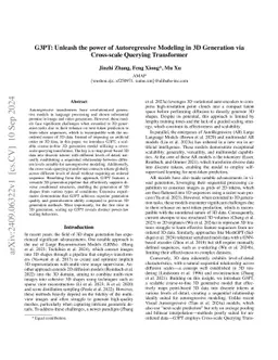 G3PT: Unleash the power of Autoregressive Modeling in 3D Generation via
  Cross-scale Querying Transformer