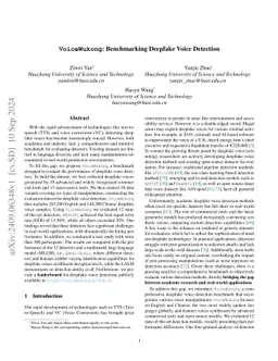 VoiceWukong: Benchmarking Deepfake Voice Detection