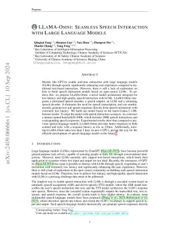 LLaMA-Omni: Seamless Speech Interaction with Large Language Models