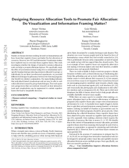 Designing Resource Allocation Tools to Promote Fair Allocation: Do
  Visualization and Information Framing Matter?