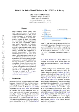 What is the Role of Small Models in the LLM Era: A Survey