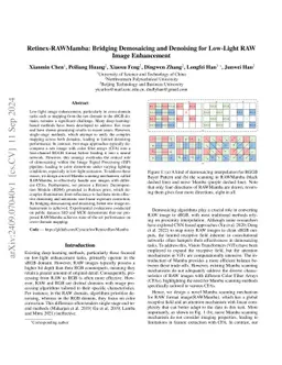 Retinex-RAWMamba: Bridging Demosaicing and Denoising for Low-Light RAW Image Enhancement