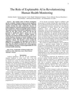 The Role of Explainable AI in Revolutionizing Human Health Monitoring: A Review