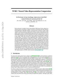 NVRC: Neural Video Representation Compression