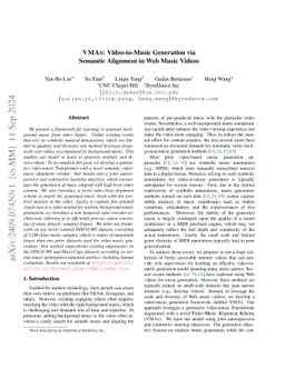 VMAS: Video-to-Music Generation via Semantic Alignment in Web Music
  Videos