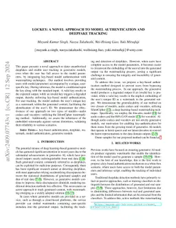 LOCKEY: A Novel Approach to Model Authentication and Deepfake Tracking