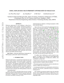 XMOL: Explainable Multi-property Optimization of Molecules