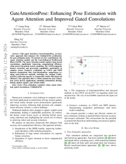 GateAttentionPose: Enhancing Pose Estimation with Agent Attention and
  Improved Gated Convolutions