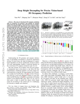Deep Height Decoupling for Precise Vision-based 3D Occupancy Prediction