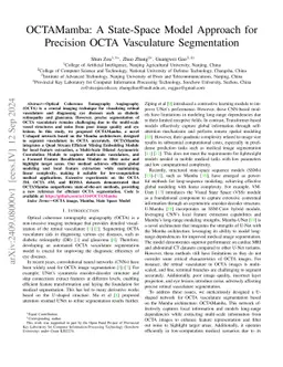 OCTAMamba: A State-Space Model Approach for Precision OCTA Vasculature Segmentation