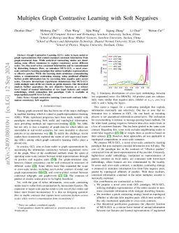 Multiplex Graph Contrastive Learning with Soft Negatives