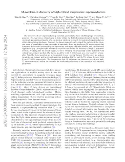 InvDesFlow: An AI-driven materials inverse design workflow to explore possible high-temperature superconductors