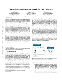 Fine-tuning Large Language Models for Entity Matching