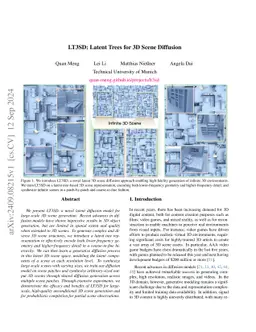 LT3SD: Latent Trees for 3D Scene Diffusion