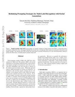 Rethinking Prompting Strategies for Multi-Label Recognition with Partial
  Annotations